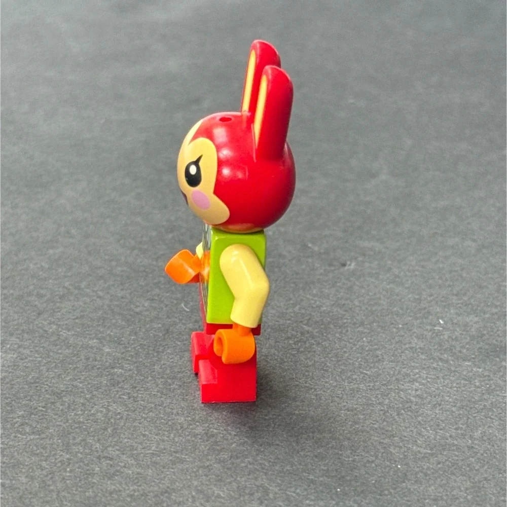 LEGO Animal Crossing Bunnie Minifigure Red Rabbit Villager 77047 77050